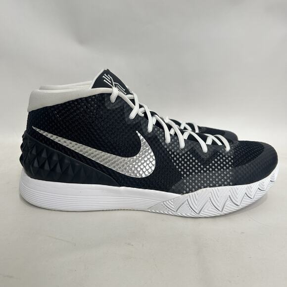 Nike Kyrie Irving 1 Nike ID By You “Black White Silver” main image 9
